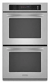 Kitchenaid KEBS207SSS Double Oven 30" Width 4.3 Cu. Ft. Capacity Even-Heat&#8482; True Convection System In Upper Oven Architect Series Ii