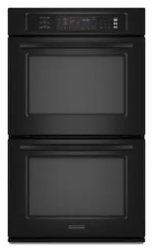 Kitchenaid KEBS208SBL Double Oven 30" Width 4.3 Cu. Ft. Capacity Even-Heat&#8482; True Convection System In Upper And Lower Oven Architect Series Ii