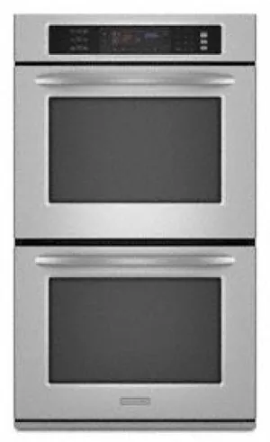 Kitchenaid KEBS208SSS Double Oven 30" Width 4.3 Cu. Ft. Capacity Even-Heat&#8482; True Convection System In Upper And Lower Oven Architect Series Ii