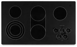 Kitchenaid KECC568RPB 5 Elements Premium Surface With Subtle Watermark Electric 36" Width Architect Series Ii