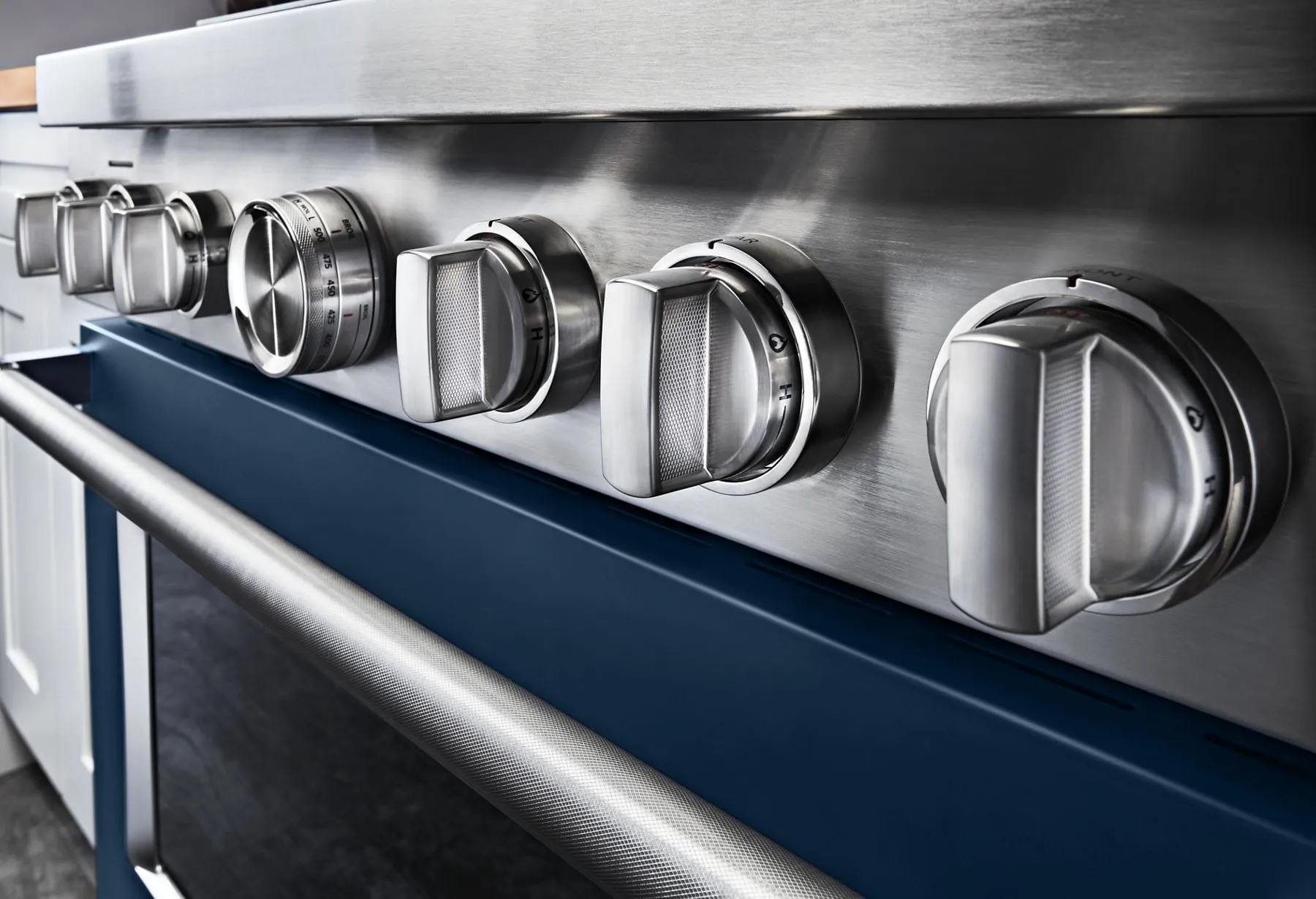 Kitchenaid KFDC506JIB Kitchenaid 36'' Smart Commercial-Style Dual Fuel Range With 6 Burners - Ink Blue