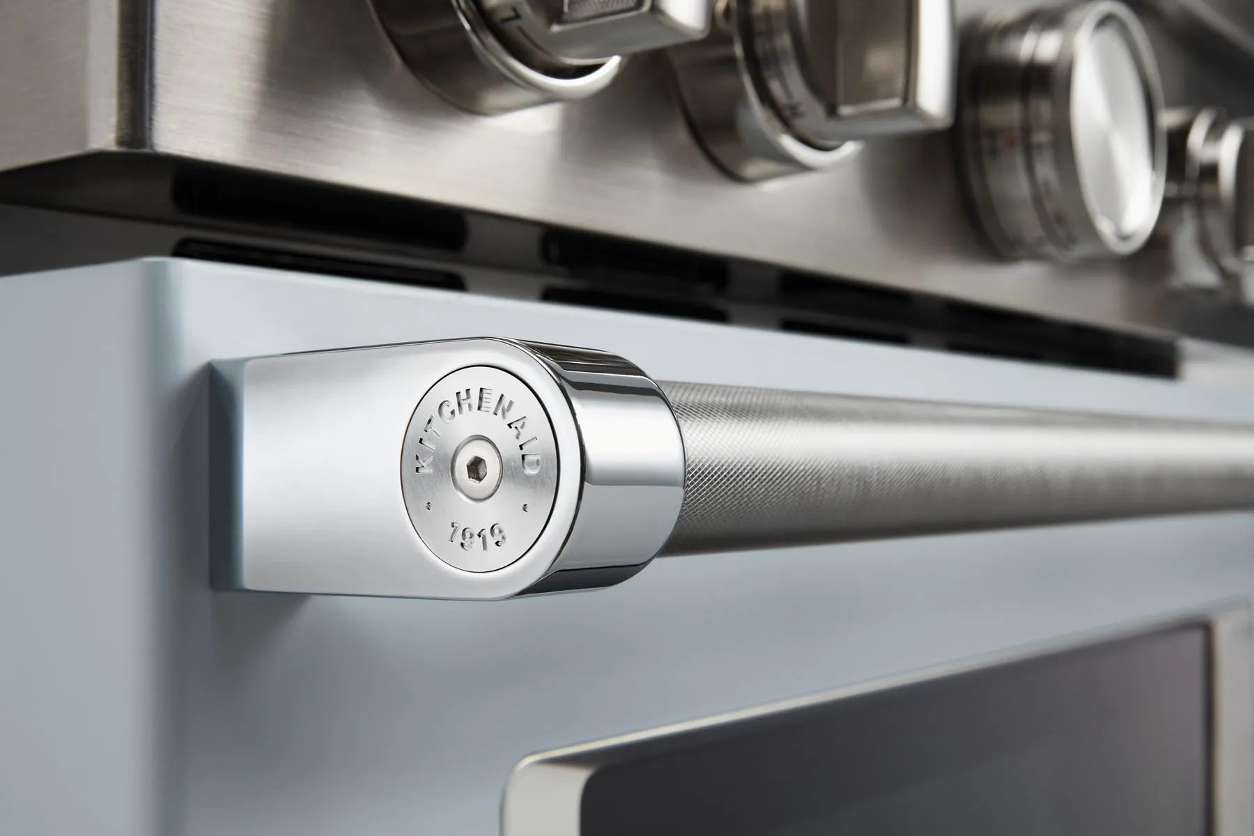 Kitchenaid KFDC506JMB Kitchenaid 36'' Smart Commercial-Style Dual Fuel Range With 6 Burners - Misty Blue