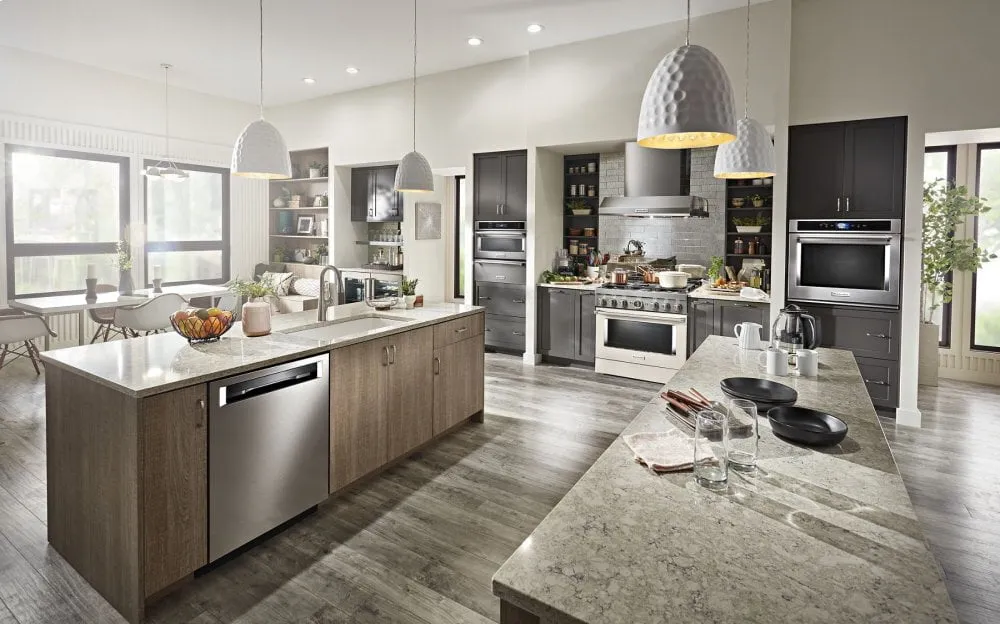 Kitchenaid KFDC506JMH Kitchenaid 36'' Smart Commercial-Style Dual Fuel Range With 6 Burners - Milkshake