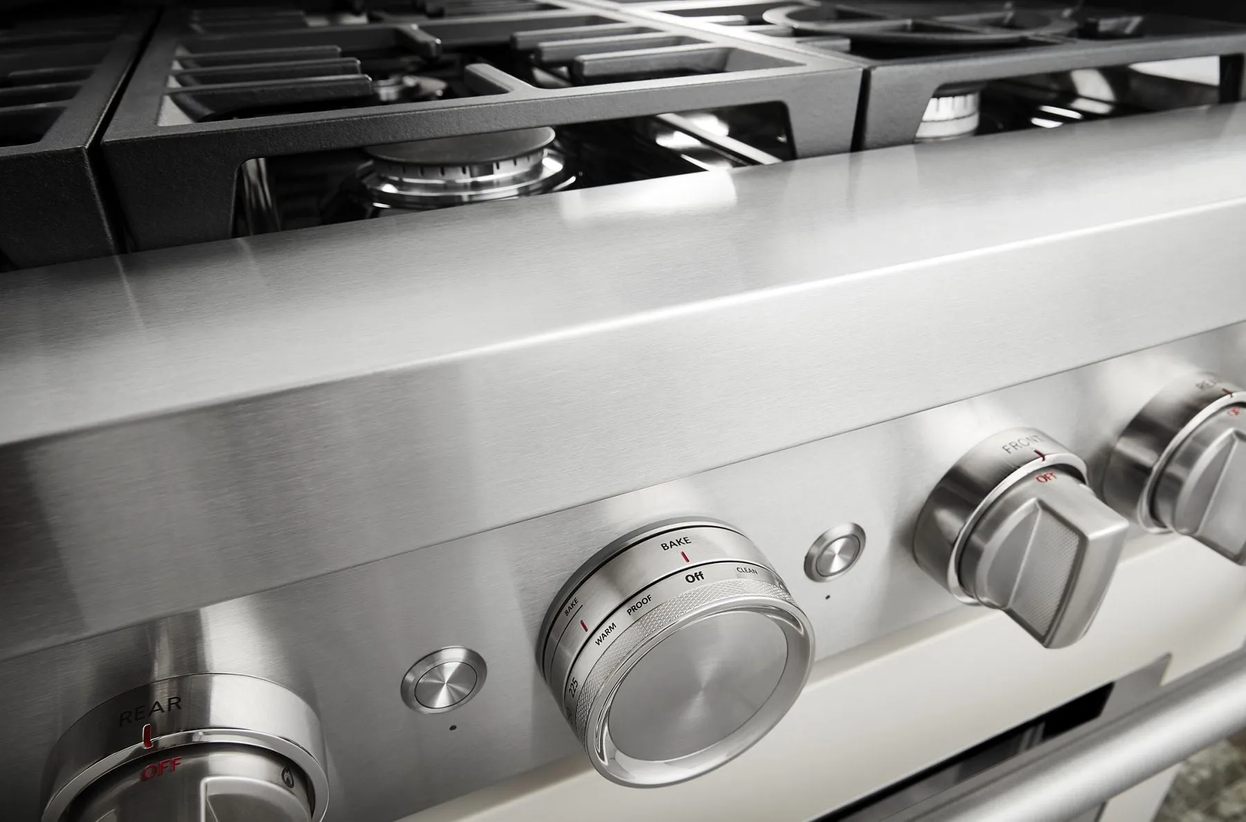 Kitchenaid KFDC506JMH Kitchenaid 36'' Smart Commercial-Style Dual Fuel Range With 6 Burners - Milkshake