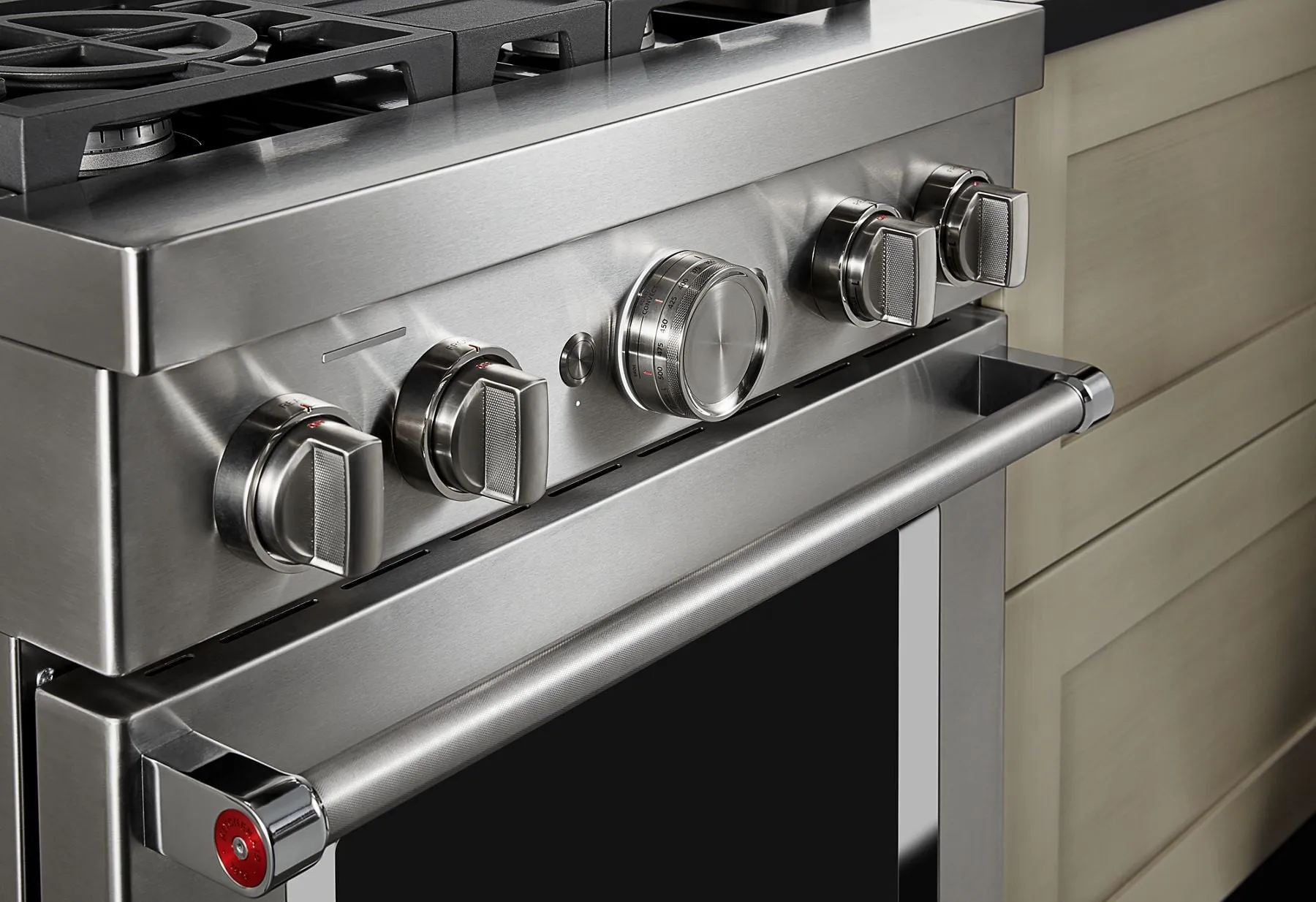 Kitchenaid KFGC500JSS Kitchenaid 30'' Smart Commercial-Style Gas Range With 4 Burners - Heritage Stainless Steel