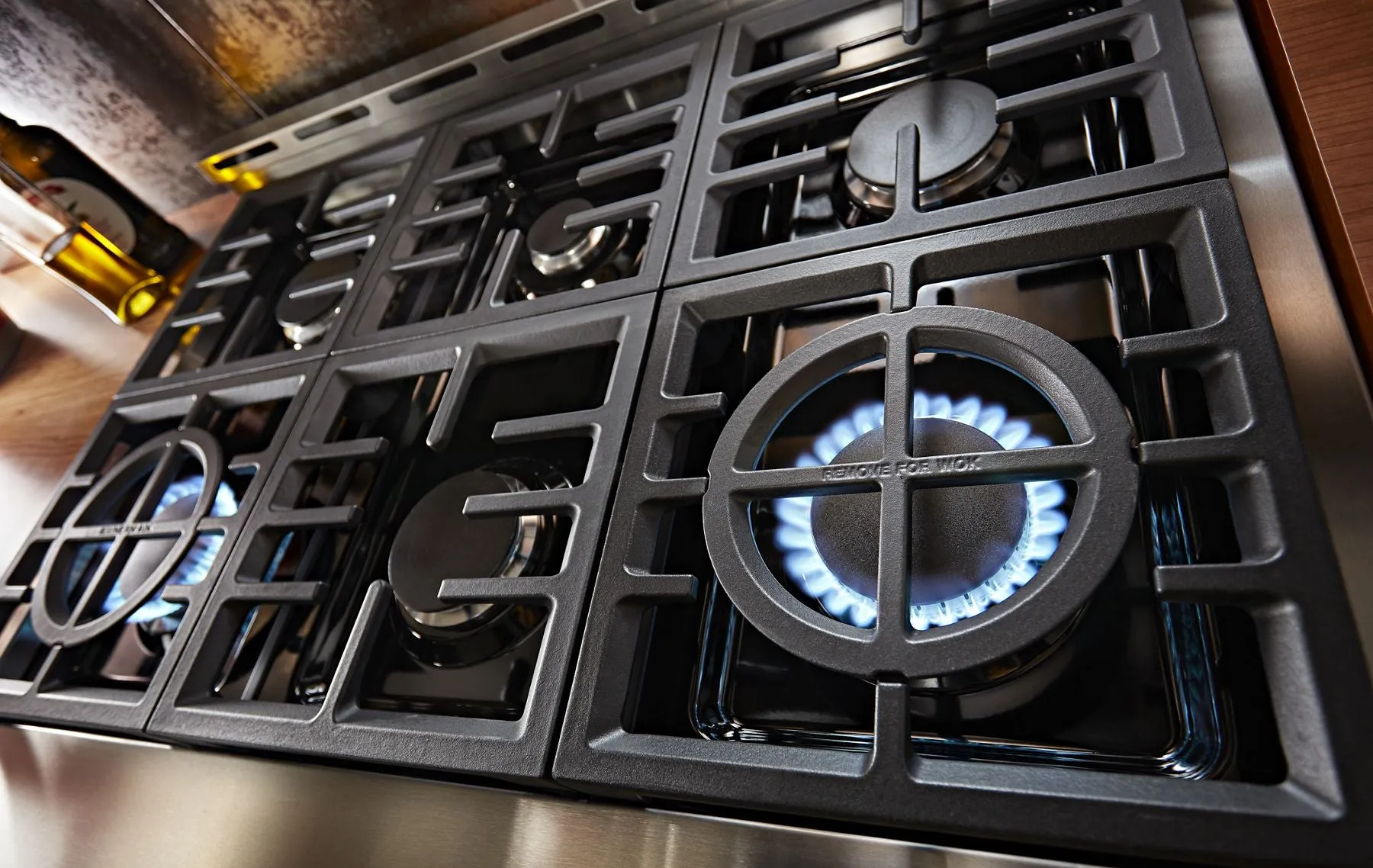 Kitchenaid KFGC506JSC Kitchenaid 36'' Smart Commercial-Style Gas Range With 6 Burners - Scorched Orange