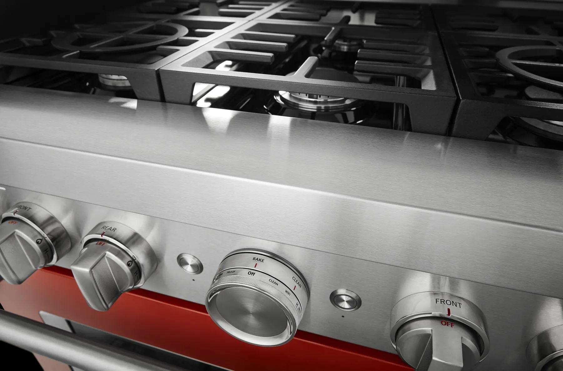 Kitchenaid KFGC506JSC Kitchenaid 36'' Smart Commercial-Style Gas Range With 6 Burners - Scorched Orange