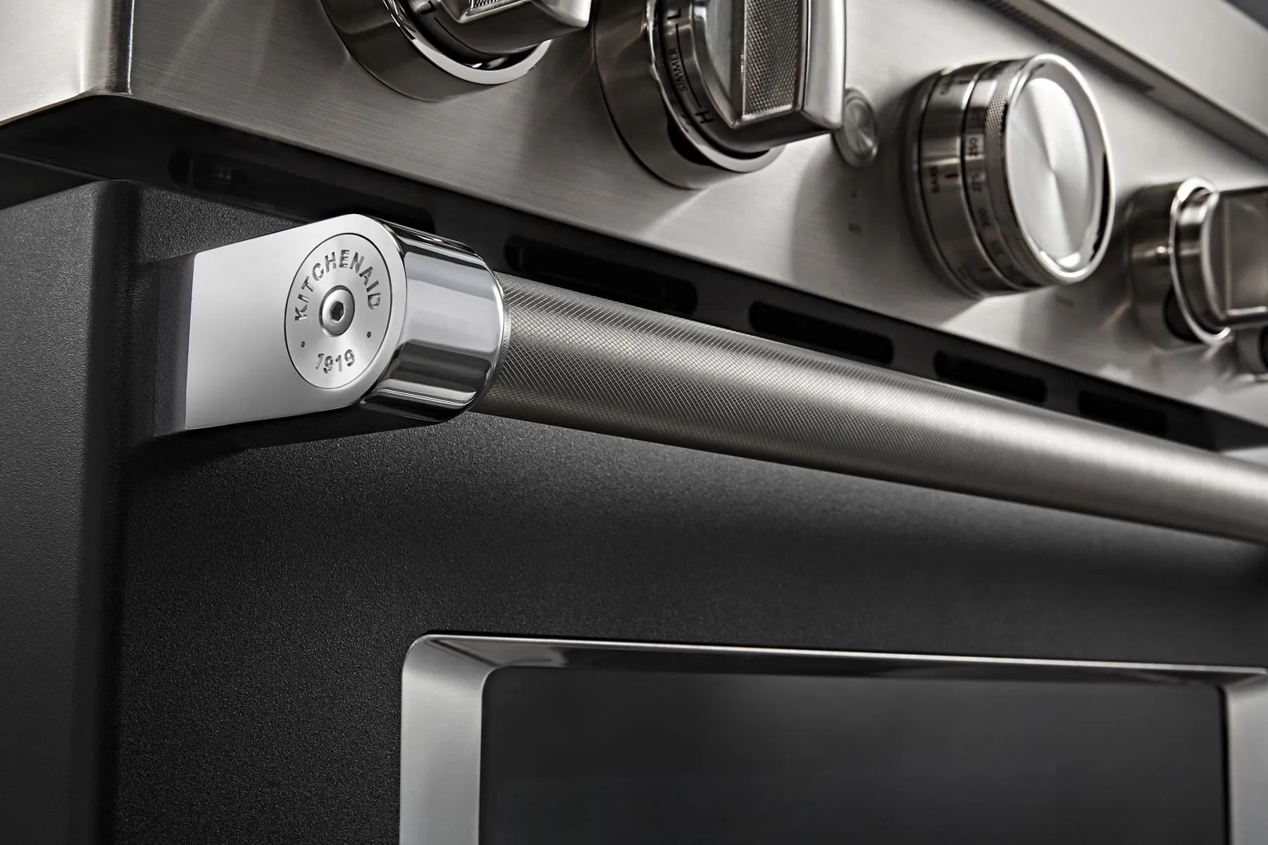 Kitchenaid KFGC558JBK Kitchenaid 48'' Smart Commercial-Style Gas Range With Griddle - Imperial Black