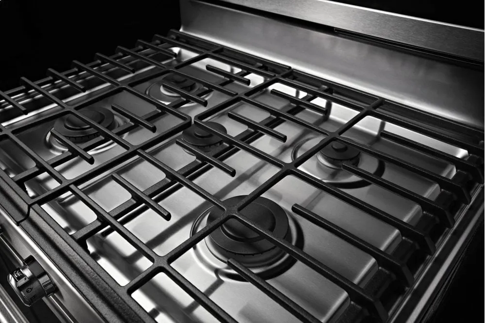 Kitchenaid KFGG500ESS 30-Inch 5-Burner Gas Convection Range - Stainless Steel