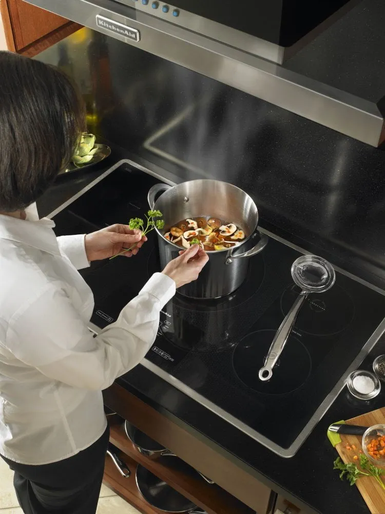 Kitchenaid KICU569XSS 36-Inch 5-Element Induction Cooktop, Architect Series Ii - Stainless Steel