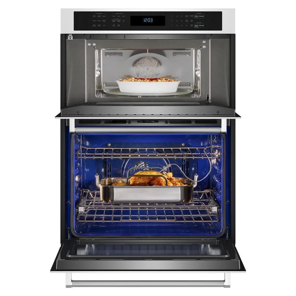 Kitchenaid KOEC530PWH Kitchenaid Combination Microwave Wall Ovens With Air Fry Mode