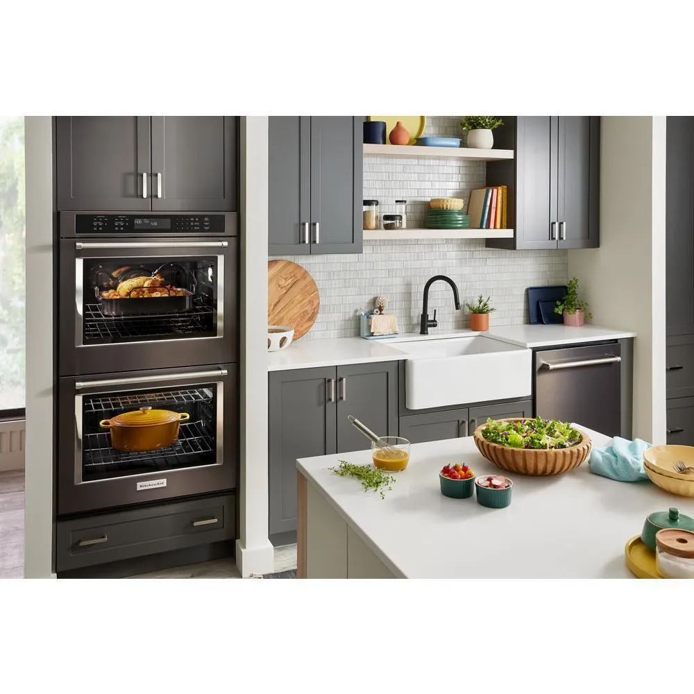 Kitchenaid KOED527PBS Kitchenaid Double Wall Ovens With Air Fry Mode
