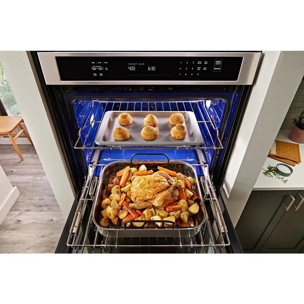 Kitchenaid KOED527PBS Kitchenaid Double Wall Ovens With Air Fry Mode