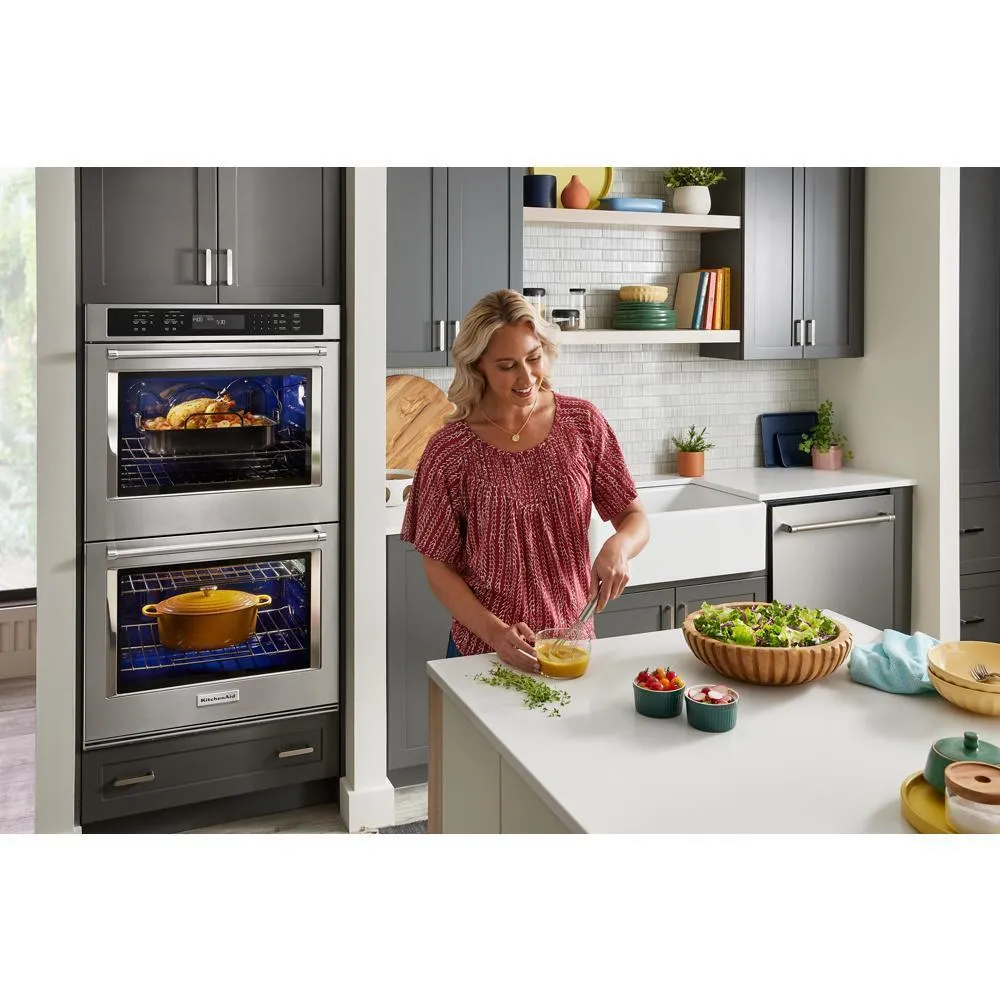 Kitchenaid KOED527PSS Kitchenaid Double Wall Ovens With Air Fry Mode