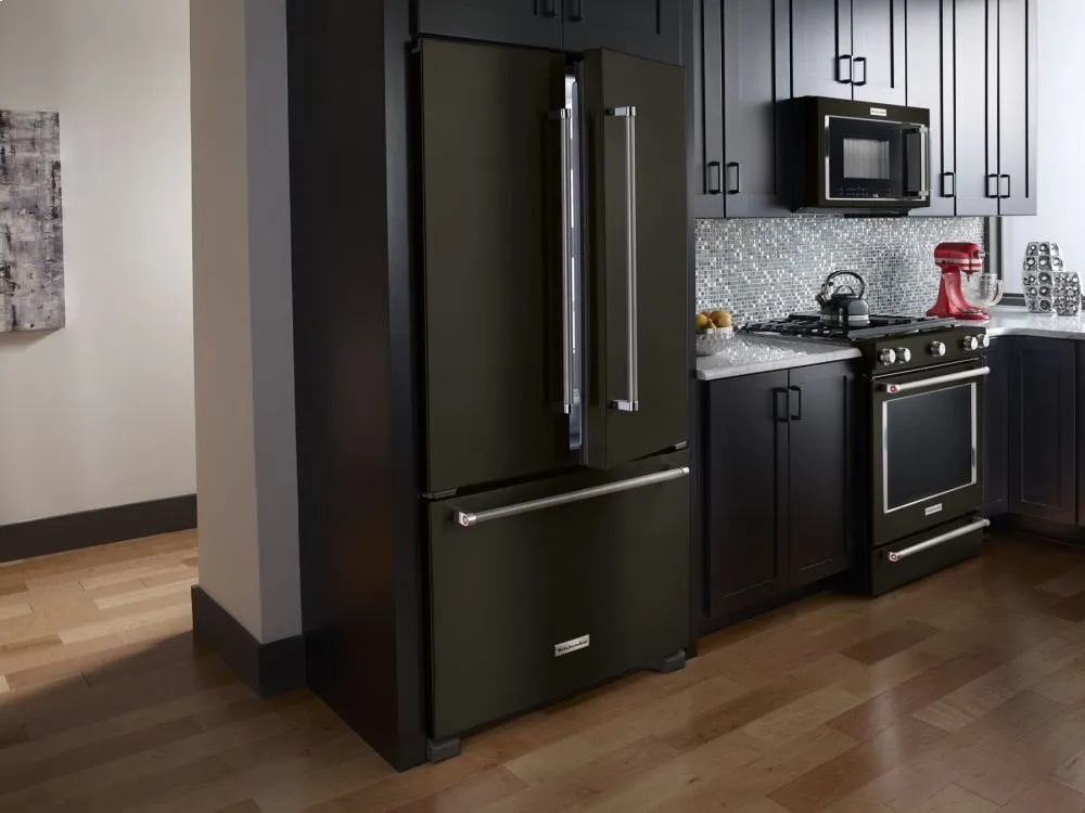 Kitchenaid KSGG700EBS 30-Inch 5-Burner Gas Slide-In Convection Range - Black Stainless Steel With Printshield&#8482; Finish