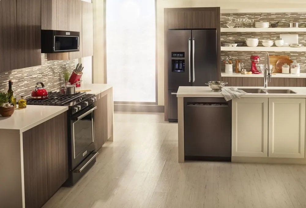 Kitchenaid KSGG700EBS 30-Inch 5-Burner Gas Slide-In Convection Range - Black Stainless Steel With Printshield&#8482; Finish