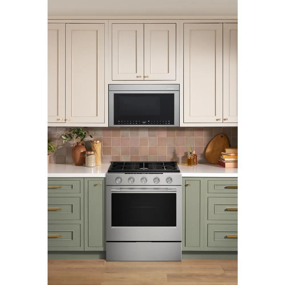 Kitchenaid KSGS530SPS 5.0 Cu. Ft. Smart Slide-In Gas Range With Convection Cooking Modes And 2-In-1 Burner