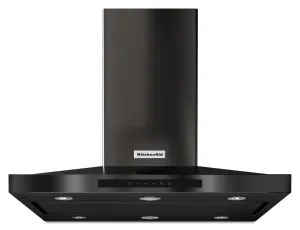 Kitchenaid KVIB606DBS 36" Island-Mount, 3-Speed Canopy Hood - Black Stainless Steel With Printshield&#8482; Finish