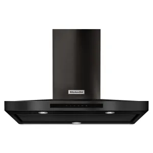 Kitchenaid KVWB606HBS 36" Wall-Mount, 3-Speed Canopy Hood - Black Stainless Steel With Printshield&#8482; Finish