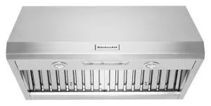Kitchenaid KVWC906JSS 36" 585-1170 Cfm Motor Class Commercial-Style Wall-Mount Canopy Range Hood - Stainless Steel