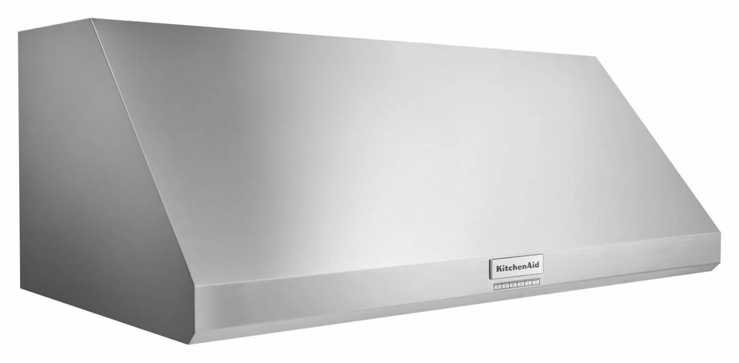 Kitchenaid KVWC908KSS 48'' 585 Or 1170 Cfm Motor Class Commercial-Style Wall-Mount Canopy Range Hood - Stainless Steel