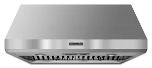 Kitchenaid KXW8736YSS 36'' Wall-Mount 600-1200 Cfm Canopy Hood, Commercial-Style Stainless Steel