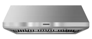 Kitchenaid KXW8748YSS 48'' Wall-Mount 600-1200 Cfm Canopy Hood, Commercial-Style Stainless Steel