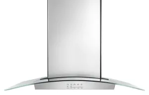 Kitchenaid WVW75UC0DS 30" Modern Glass Wall Mount Range Hood - Stainless Steel