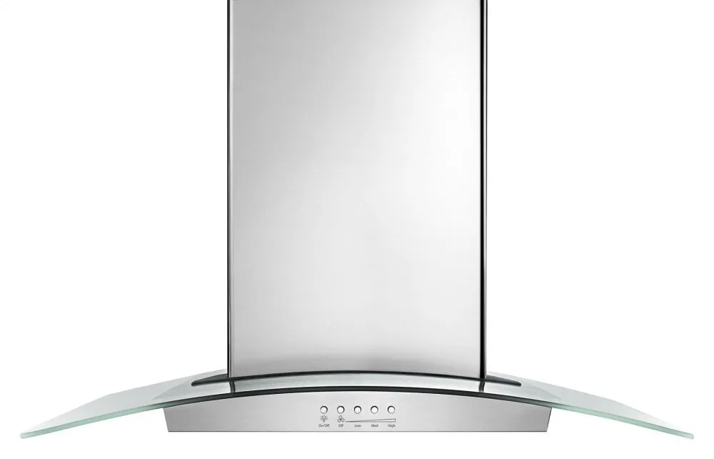 Kitchenaid WVW75UC0DS 30" Modern Glass Wall Mount Range Hood - Stainless Steel