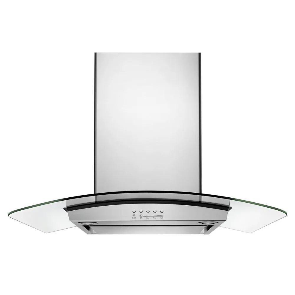 Kitchenaid WVW75UC6DS 36" Modern Glass Wall Mount Range Hood
