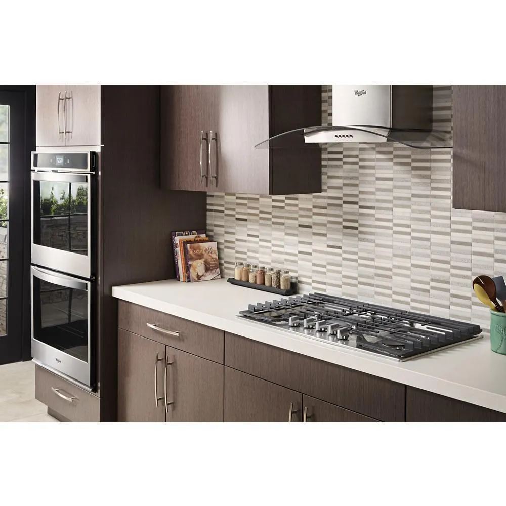Kitchenaid WVW75UC6DS 36" Modern Glass Wall Mount Range Hood