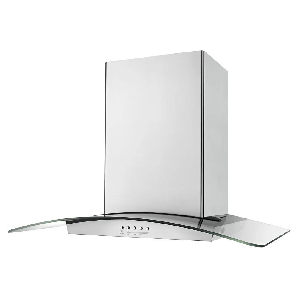 Kitchenaid WVW75UC6DS 36" Modern Glass Wall Mount Range Hood
