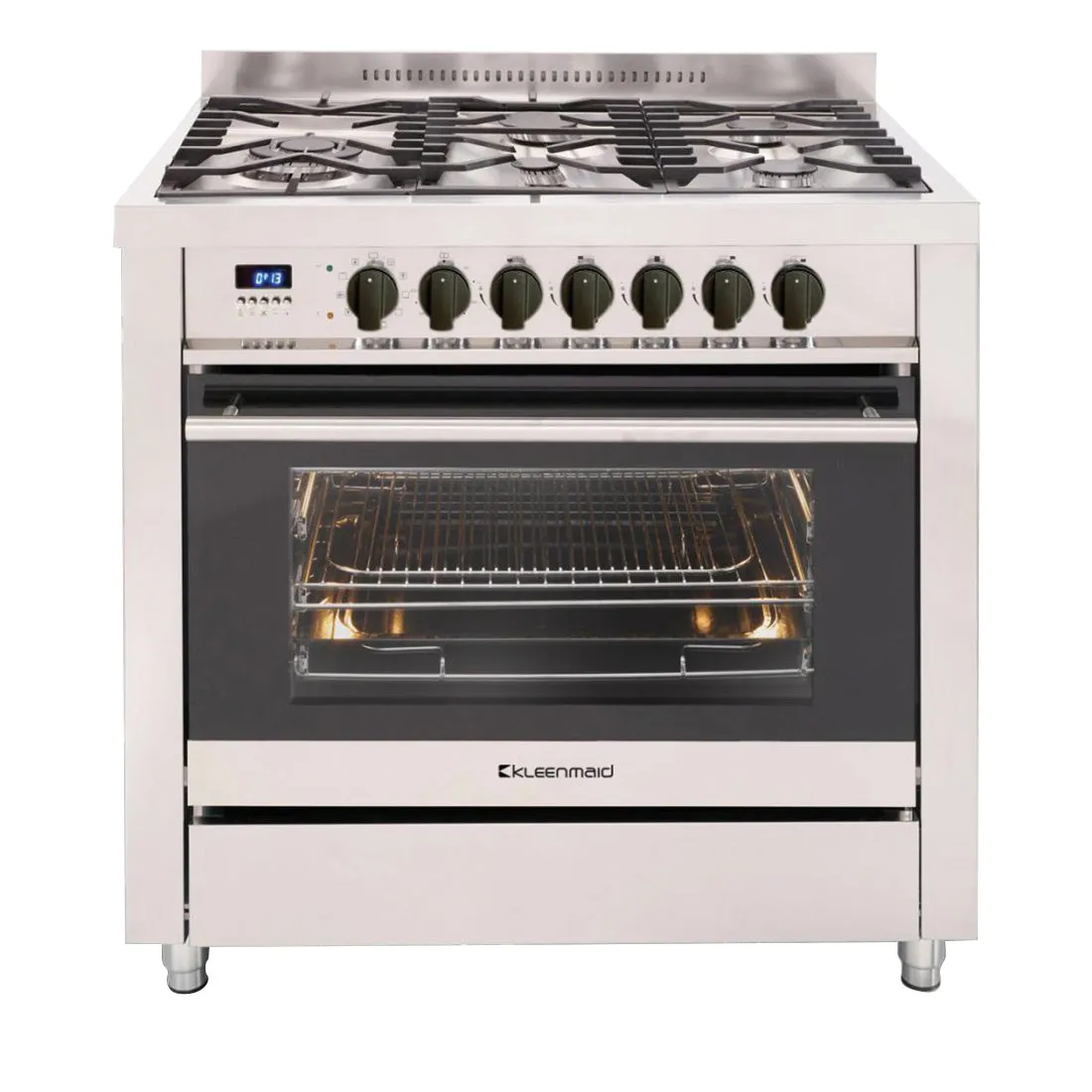 Kleenmaid Freestanding Dual Fuel Oven 90cm Stainless Steel