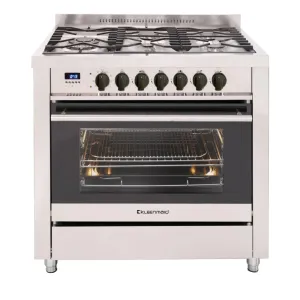 Kleenmaid Freestanding Dual Fuel Oven 90cm Stainless Steel
