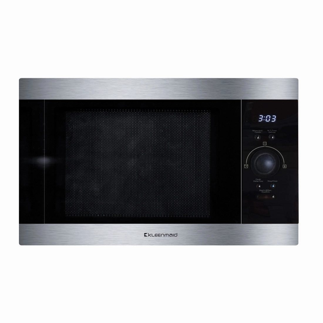 Kleenmaid Built In Microwave Grill 28L Black