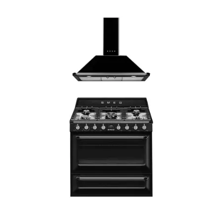 KT90BLE   TR90BL9 Hood & Freestanding Cooker Bundle