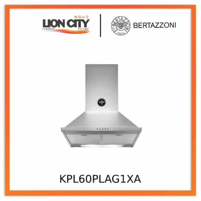 La Germania KPL60PLAG1XA 60 cm wallmount hood  low edge