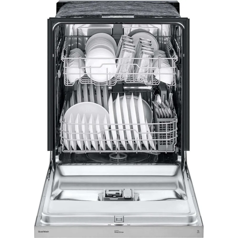 LG 24 in. Front Control Dishwasher with QuadWash (LDFN3432T)