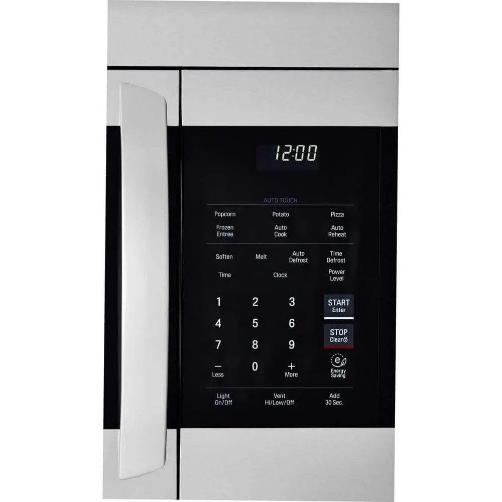 LG 30 in. 1.7-Cu. Ft. Over-the-Range Microwave Oven with Easy Clean in Stainless Steel (LMV1764ST)