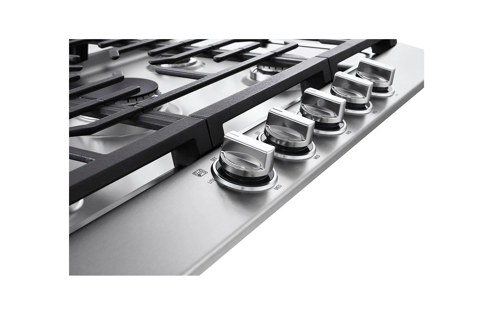 Lg CBGJ3023S 30" Gas Cooktop With Ultraheat&#8482; 20K Btu Burner