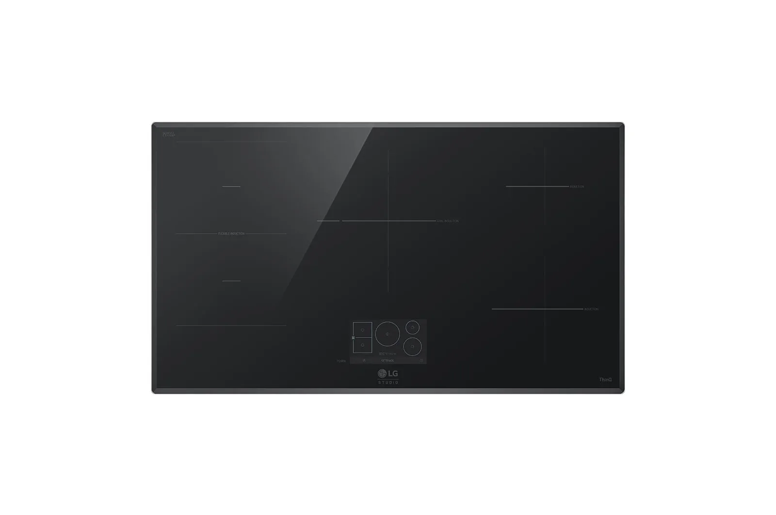 Lg CBIS3618B Lg Studio 36" Induction Cooktop With 5 Burners And Flex Cooking Zone