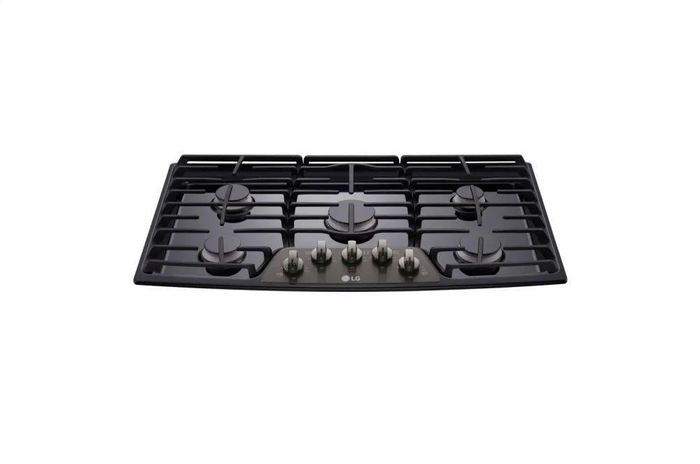 Lg LCG3611BD 36'' Gas Cooktop With Superboil&#8482;