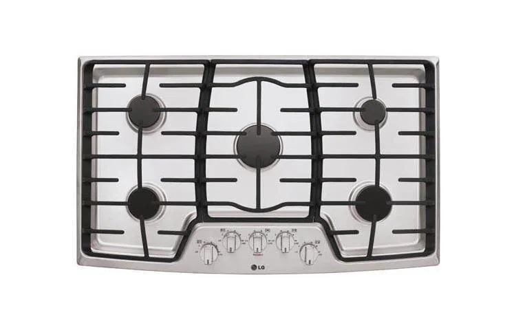 Lg LCG3611ST 36" Gas Cooktop With Superboil&#8482;