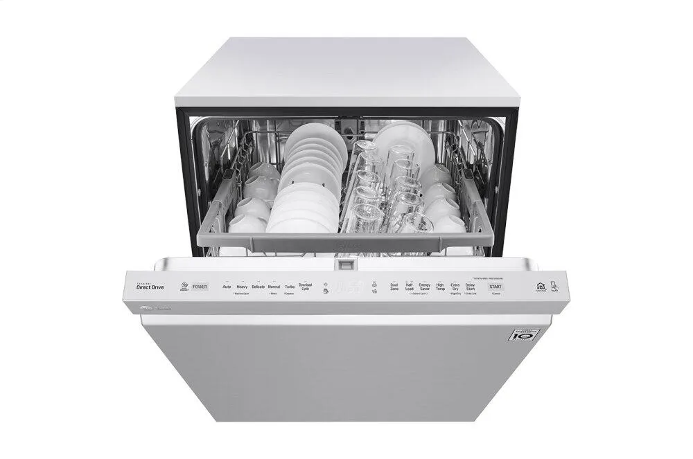 Lg LDB4548ST Top Control Dishwasher With Quadwash&#8482; And Easyrack&#8482; Plus