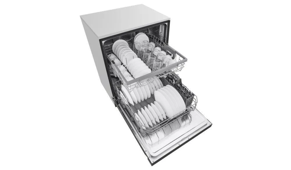 Lg LDF5545BB Front Control Dishwasher With Quadwash&#8482; And Easyrack&#8482; Plus