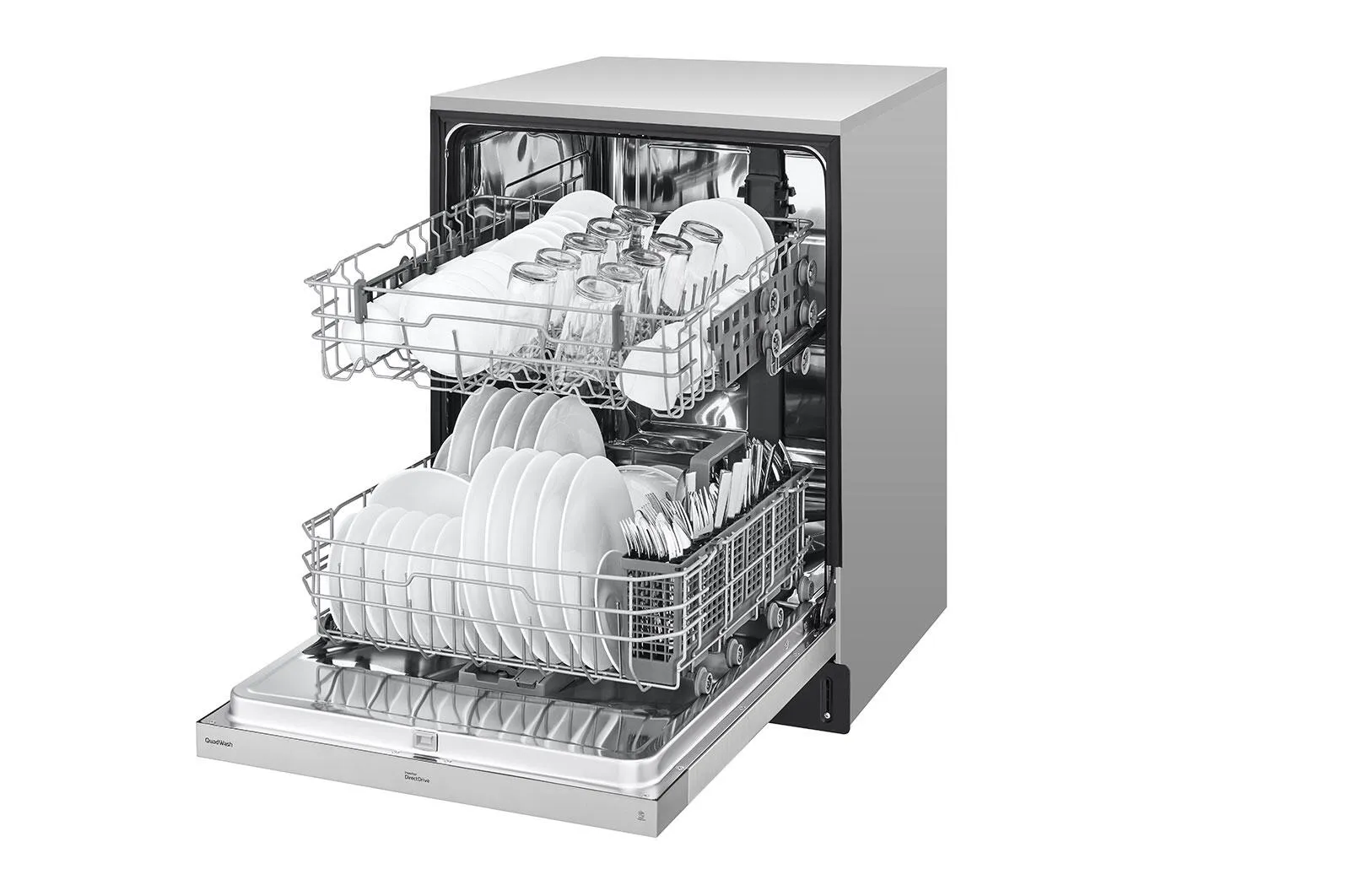 Lg LDFN3432T Front Control Dishwasher With Quadwash&#8482;