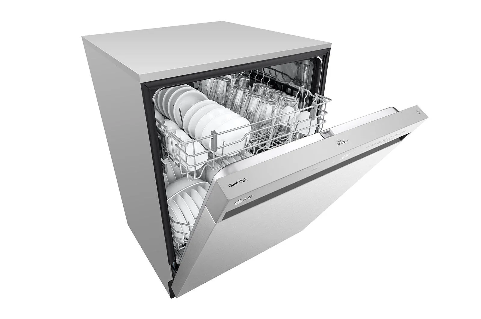 Lg LDFN3432T Front Control Dishwasher With Quadwash&#8482;