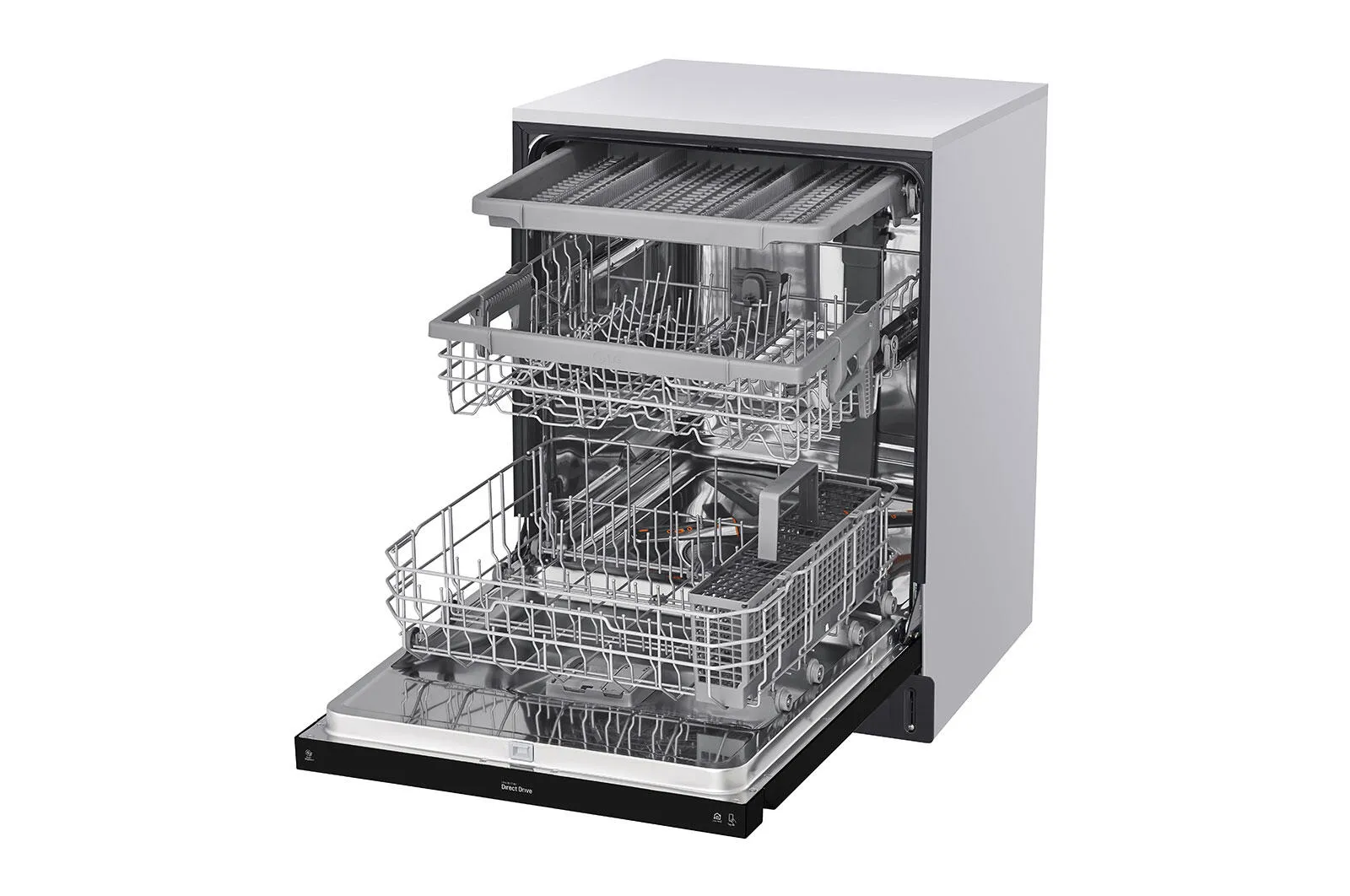 Lg LDFN4542B Front Control Dishwasher With Quadwash&#8482; And 3Rd Rack