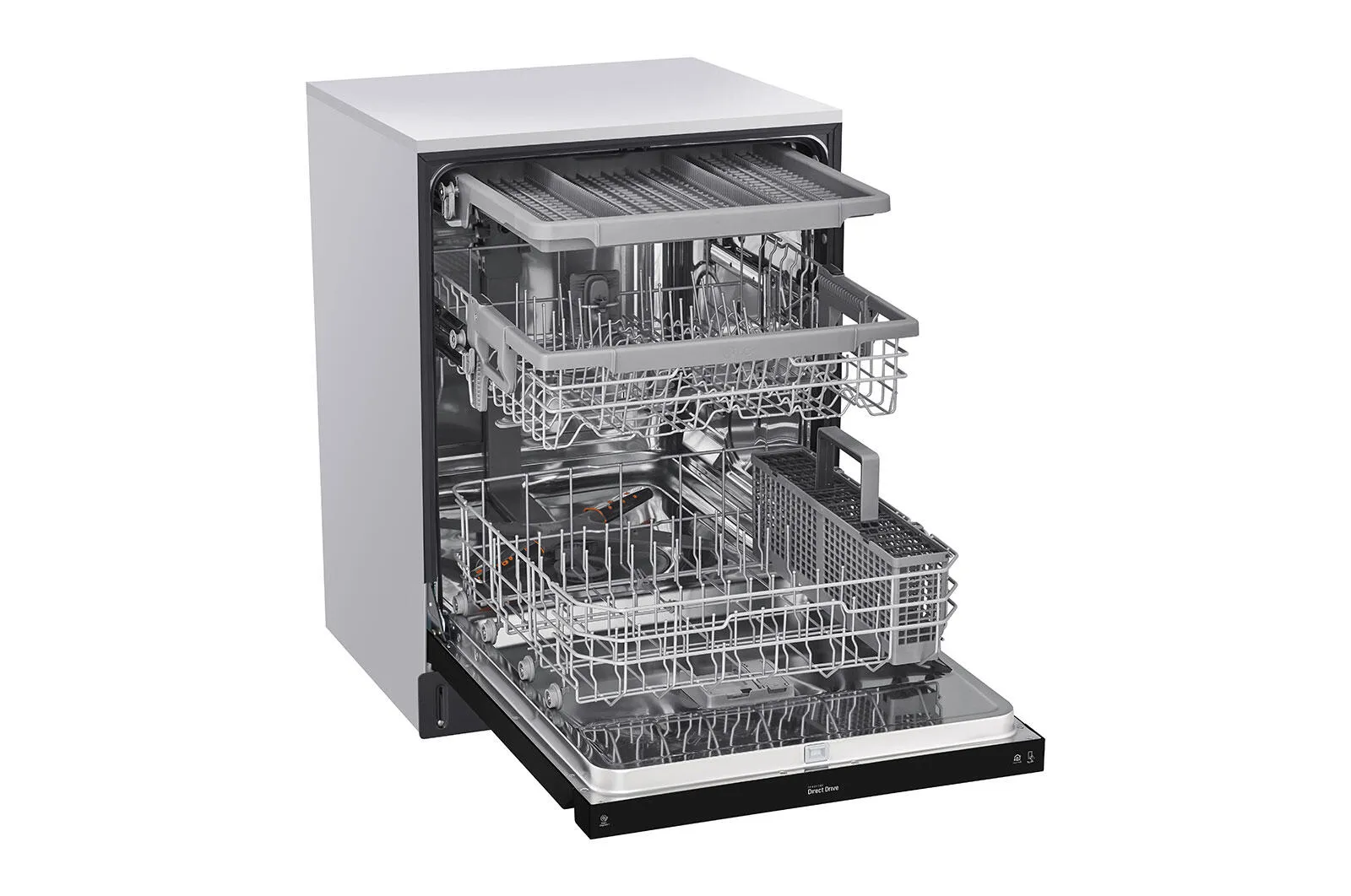 Lg LDFN4542B Front Control Dishwasher With Quadwash&#8482; And 3Rd Rack