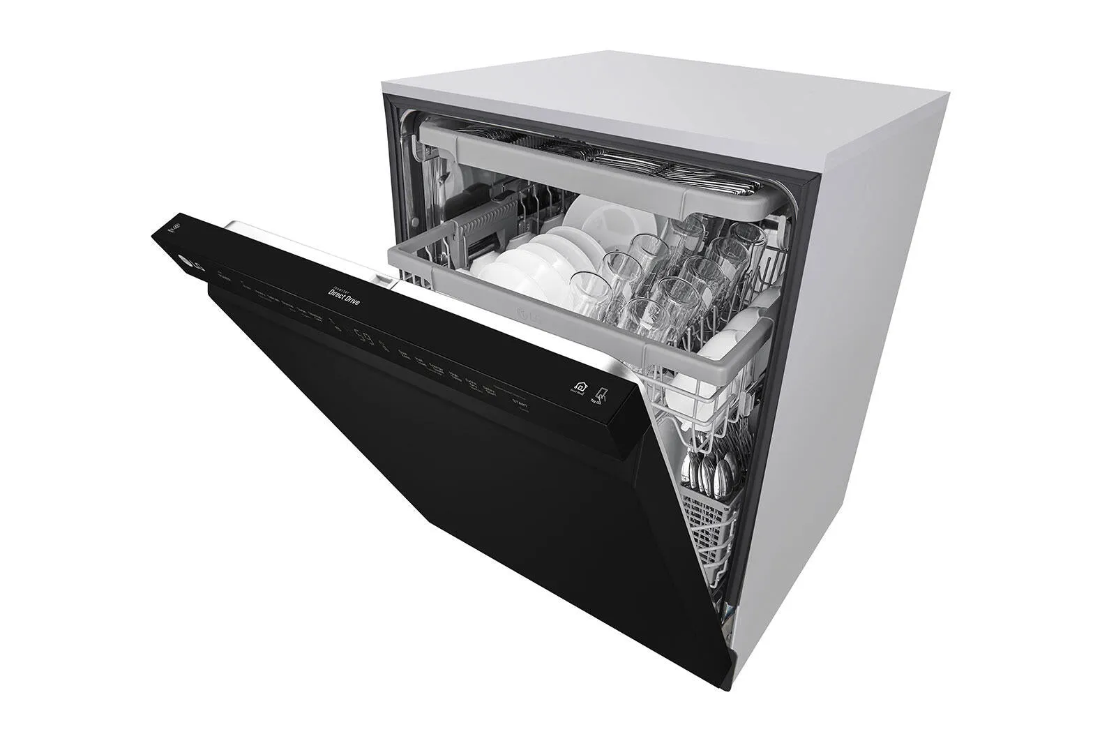 Lg LDFN4542B Front Control Dishwasher With Quadwash&#8482; And 3Rd Rack